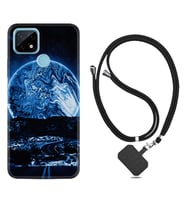 Realme C11 C21 C21Y C25Y C11 2021 Kılıf Boyun Askılı Silikon Mavi Gece 1605