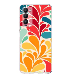 PrintiFy Tecno Camon 18P ile Uyumlu Retro Color 5  Kamera Korumalı Şeffaf  Kılıf