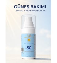 Güneş Koruyucu Krem SPF 50 – 50 ml Yüz ve Vücut İçin Yüksek Koruma