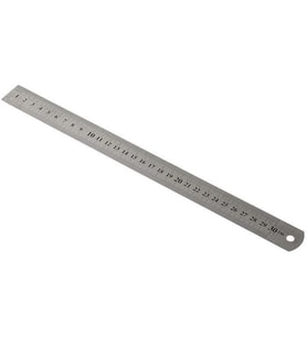 Çelik cetvel metre 30 cm