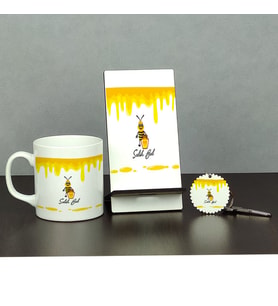 Bal Üçlü Set (Kupa + Telefon Standı + Anahtarlık)