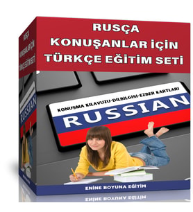 Rusça Konuşanlar İçin TÜRKÇE Eğitim Seti (3 SÜPER Kitap)