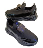 White Line Hayal666 Kadın Sneaker Ayakkabı (Siyah)