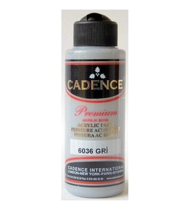 Cadence Premium Akrilik Boya 120 ml. 6036 Gri 