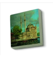 Ortaköy Camii Baskılı Doğaltaş  Magnet(KRT-039)