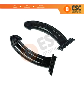 BDP1127 Opel Astra G Zafira A için Sağ Sol Torpido Kapak Ayağı Siyah 5114275