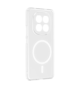 Redmi Note 15 Pro Kılıf İnce Ve Sert Yapılı Şeffaf Magsafe Silikon Kapak RYC/London