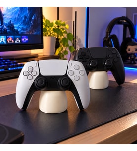 Oyun Kolu Standı Masaüstü Gamepad Organizer, Beyaz