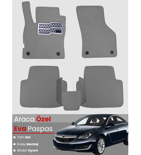 OPEL INSİGNİA (2013-2017) Uyumlu EVA Paspas Tam Set–Araca Özel,Kolay Montaj,Oto Paspas