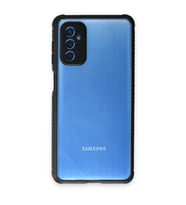 Samsung Galaxy M52 5g Kılıf Miami Şeffaf Silikon - Siyah