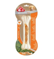 8in1 Delights Bones Köpekler İçin Ağız Bakım Pres Kemiği Large