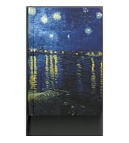 DEFFTER JUST 5 YILLIK ZAMANSIZ (TARİHSİZ) AJANDA 11.5 x16.5 SERT KAPAK ÇİZGİLİ DEFTER / VAN GOGH STA