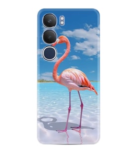 Vivo Y19S Kılıf Boutique Baskılı Resimli Okaynus ve Flamingo Pcode -093