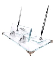 Kristal Vip Set Masa İsimlik Modern Ofis Dekoru (Uzay Desenli)