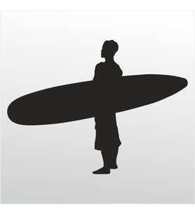 Folyo Sticker Sörf 130cm Uzunluk (Karışık)
