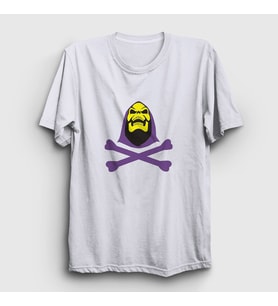 Presmono Unisex Beyaz Skeletor İskeletor He Man T-Shirt 433970tt (Beyaz)