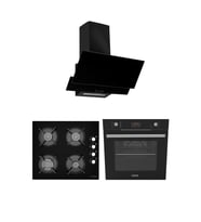 ALVEUS BAKER SİYAH 3'LÜ ANKASTRE SET(F17-GLS640-MFA627)