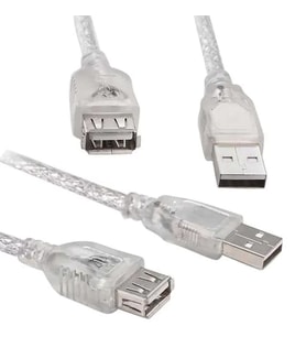 S-Link Usb 2.0 Şeffaf 10 Metre Usb Uzatma Kablosu