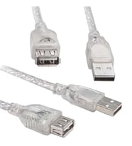 S-Link Usb 2.0 Şeffaf 10 Metre Usb Uzatma Kablosu