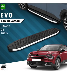 Citroen C4 3 Evo Aluminyum Yan Basamak 183 Cm 2021 Üzeri