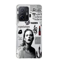 Redmi Mi 11T/Mi 11T Pro Uyumlu Taylor Swift Desenli Şeffaf Telefon Kılıfı