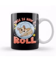 This Is How I Roll Cute & Funny Scooter Lover Pun Kupa Bardak Porselen