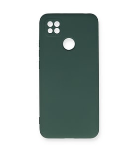 Redmi 9C Kılıf Nano Içi Kadife Silikon - Koyu Yeşil