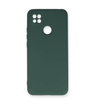 Redmi 9C Kılıf Nano Içi Kadife Silikon - Koyu Yeşil