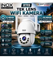 İnox X115 Mini 3MP Wifi Güvenlik Kamerası