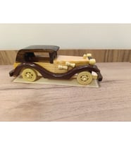 AHŞAP NOSTALJİK ARABA / AHŞAP ARABA –MDL1005 BALIKHEDİYELİK (Y.Kahve)