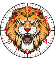 Aslan Model Duvar Saati - Aslanı Saat