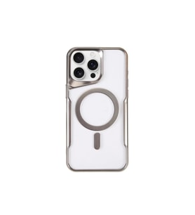 İphone 14 Pro Kılıf Boyi Magsafe Silikon Kapak - Gümüş
