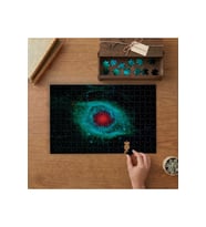 Helis Bulutsusu - Gezegen - Galaksi Tasarımı 240 parça Ahşap Puzzle Ahşap Kutuda MP06071