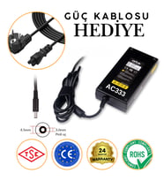 MSI Katana 15 B12U ile Uyumlu Notebook Adaptör Şarj Cihazı (Siyah)