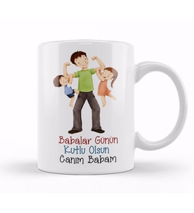 Babalar Günü Babaya Hediye 036 Kupa Bardak Porselen