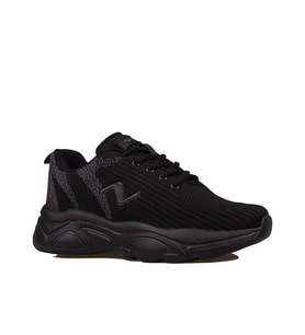 M2S Siyah Adel Kadın Ultra Esnek Hafif Sneaker