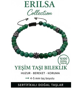 Sertifikalı Fasetli Terahertz – Koyu Yeşim Taşı Bileklik (İnce Model) – Bilgelik, Huzur ve Koruyucu Enerji Taşı (Çok Renkli)
