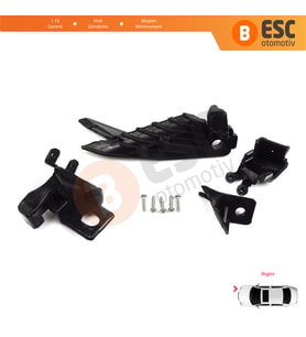 Renault Megane BFB K9A B9A MK4 2016-On 260100506R İçin Sağ Ön Far Ayak Tamir Seti