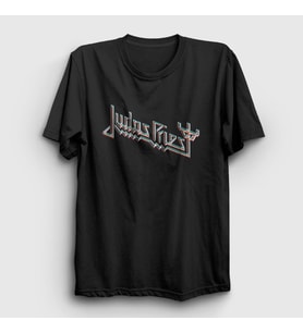 Presmono Unisex Siyah Logo V2 Judas Priest T-Shirt 88517tt