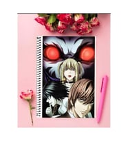 Lıght Yagami Death Note Anime Defter 1 Adet Özel Tasarım A4 Boyutu 21*29 Cm Telli Çizgili Defter