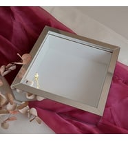 25X25 GÜMÜŞ KAPLI LEDLİ DERİN ANI ÇERÇEVESİ! ÖZEL GÜN ÇİÇEKLERİNİZ İÇİN