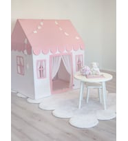 Pamuka Pembe Beyaz Medium Oyun Evi