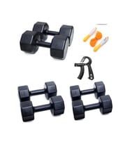 Ps Spor 3 Çift Dambıl Sayaçlı Ayarlanabilir El Yayı Sayaçlı Atlama Ipi =3 kg 5 kg 7 kg dambıl set