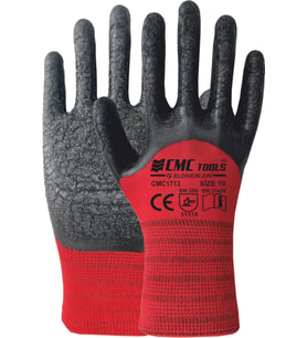 CMC 1713 KIRMIZI LATEX ELDİVEN 12 Adet - 3/4