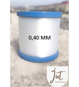 J JÜTBURADA CLASSIC 1 KG BEYAZ BOBİN MİSİNA 0,40 MM