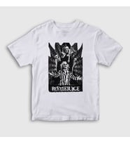Presmono Unisex Çocuk Beyaz Graveyard Tim Burton Film Beetlejuice T-Shirt 452877tt