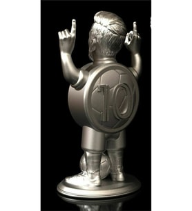 Messi Kupası Dev Boy GÜMÜŞ 20 Cm