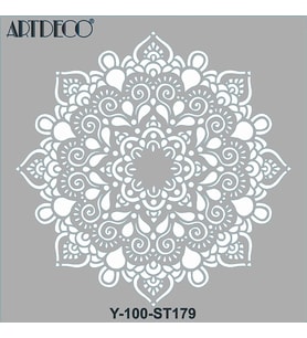 ARTDECO STENCİL 30X30CM MANDALA-2  179