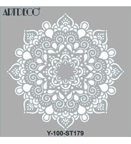 ARTDECO STENCİL 30X30CM MANDALA-2  179