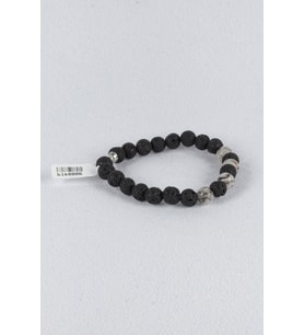 Orijinal Lav Taşı Labradorit Taşı Kombinli Bileklik blk0006